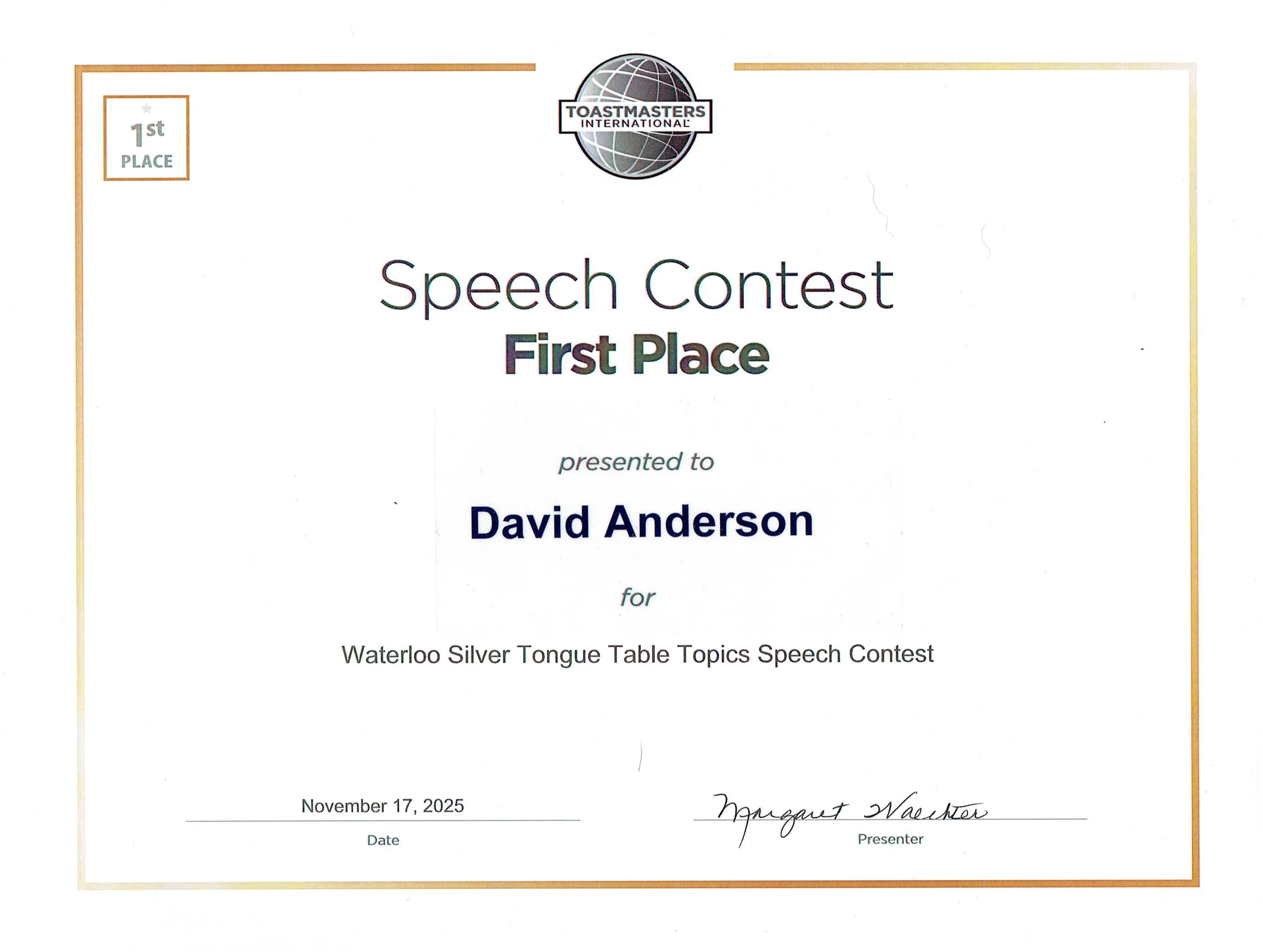 2026 Table Topics Competition screenshot 3