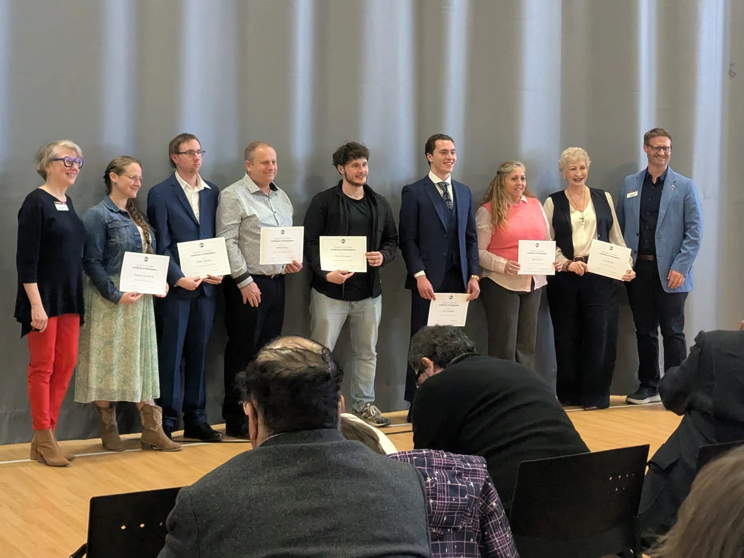 All table topics contestants