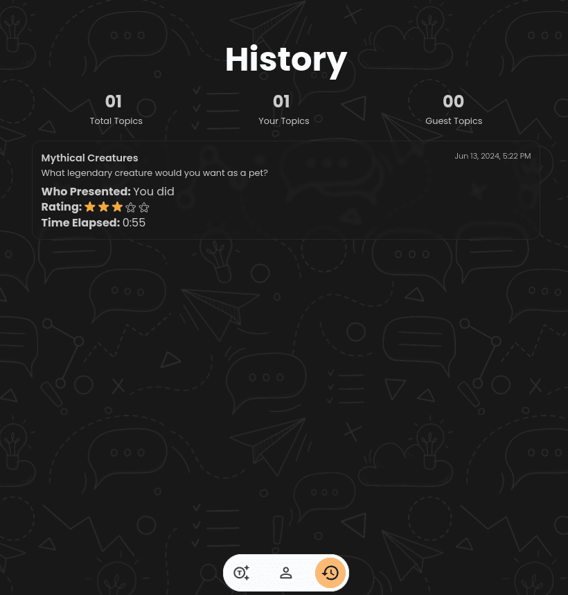 TableTopicker screenshot 3