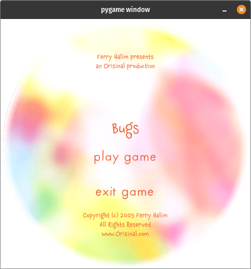 Bugs - Orisinal Game screenshot 1
