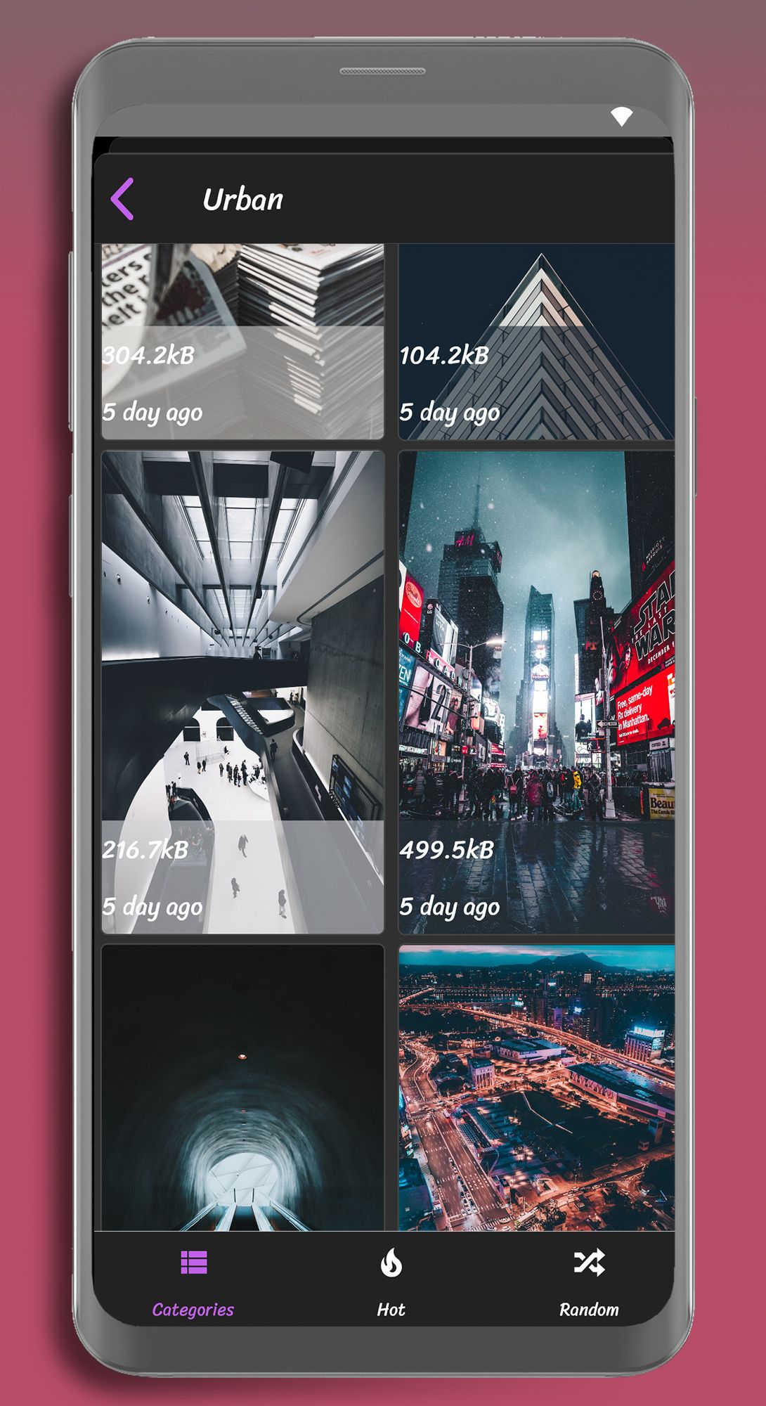 Wallpaper Grid screenshot 3