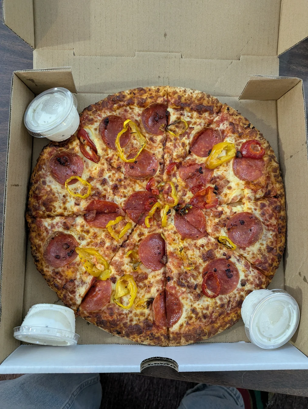 Top down of the pie